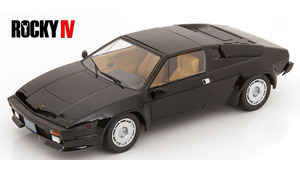 LAMBORGHINI JALPA 3500 BLACK 1982 ROCKY IV LOOK A LIKE WITH REMOVABLE HARDTOP