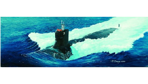USS SSN-21 SEA WOLF ATTACK SUBMARINE