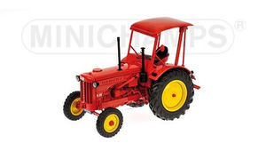 TRATTORE AGRICOLO HANOMAG R35 FARM TRACTOR WITH ROOF 1955 RED