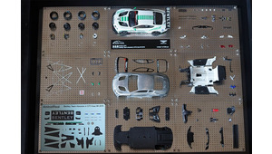 QUADRO VETRINA BENTLEY GT3 TEAM ABSOLUTE ASIA #8 2015