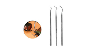 SET 3 SONDE IN ACCIAIO INOSSIDABILE