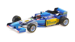 BENETTON B195 MICHAEL SCHUMACHER WINNER JAPANESE GP WITH RAIN TYRES W.C. 1995