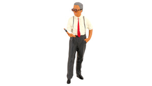 FIGURINE ENZO WITH CLIPBOARD