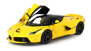 FERRARI LAFERRARI GIALLO MODENA WITH MATT BLACK WHEELS