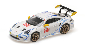PORSCHE 911 (992) GT3RS WHITE WITH YELLOW DECOR 2023