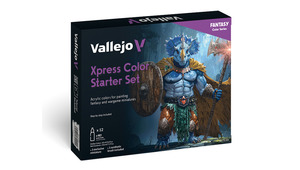 CONFEZIONE 12 COLORI VALLEJO DA 18 ML XPRESS COLOR STARTER SET