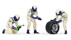 PIT STOP WILLIAMS 2002 CAMBIO GOMME POSTERIORE