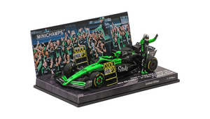 STAKE SAUBER C45 NIKO HUELKENBERG 3RD PLACE SILVERSTONE GP 2025 1ST PODIUM