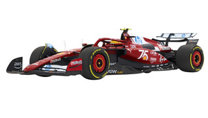 FERRARI SF-25 LEWIS HAMILTON MONACO GP 2025 WITH DRIVER FIGURINE