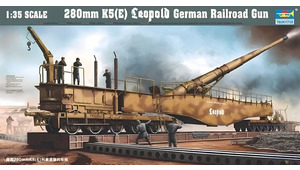 280 mm GERMAN RAIL GUN LEOPOLD