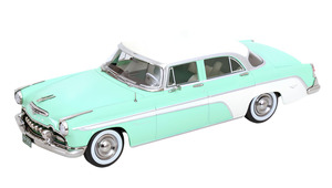 DESOTO FIREFLITE SEDAN LIGHT GREEN & CREAM 1955