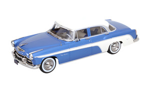 DESOTO FIREFLITE SEDAN BLUE METALLIC & CREAM 1955