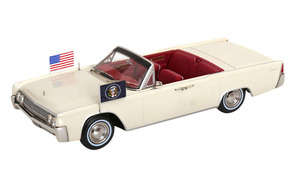 LINCOLN CONTINENTAL CONVERTIBLE 1963 WHITE JOHN FITZGERALD KENNEDY