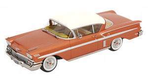 CHEVROLET BEL AIR IMPALA COUPE COPPER METALLIC & CREAM 1958