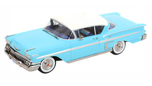 CHEVROLET BEL AIR IMPALA COUPE TURQUOISE & CREAM 1958