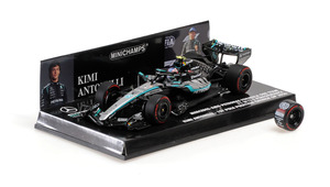MERCEDES AMG W17 KIMI ANTONELLI 1ST POLE POSITION CHINESE GP 2026 WITH POLE POSITION TYRE